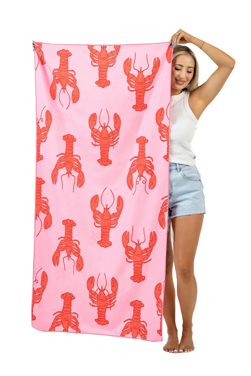 Lobster Wholesale Microfiber Reversible Towels