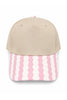 Light Pink Wave Wholesale Blank Vintage Hat