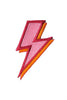Layered Lightning Bolt (Hot Pink) Wholesale Hat Patch (SET OF 3)