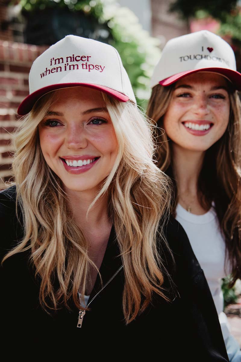 I'm Nicer When I'm Tipsy Wholesale Vintage Trucker Hat for Women