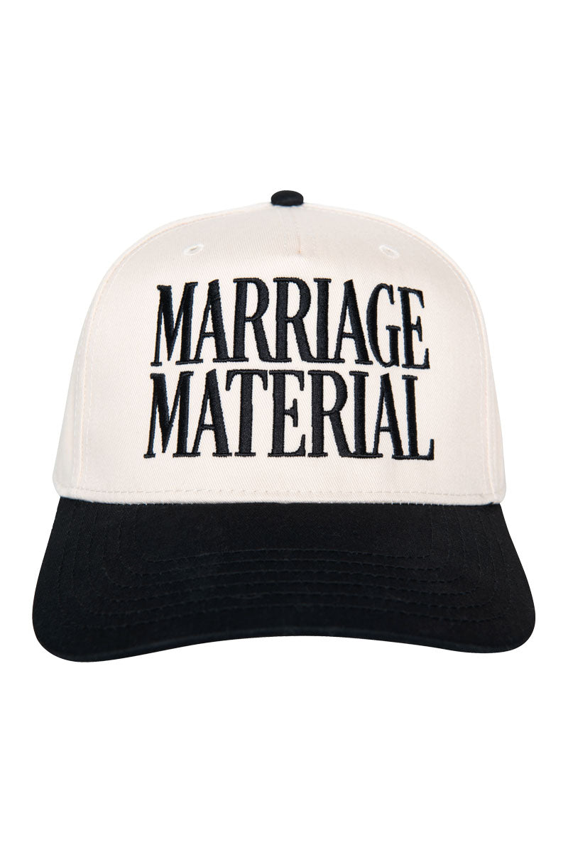 Marriage Material Wholesale Two-Toned Vintage Hat