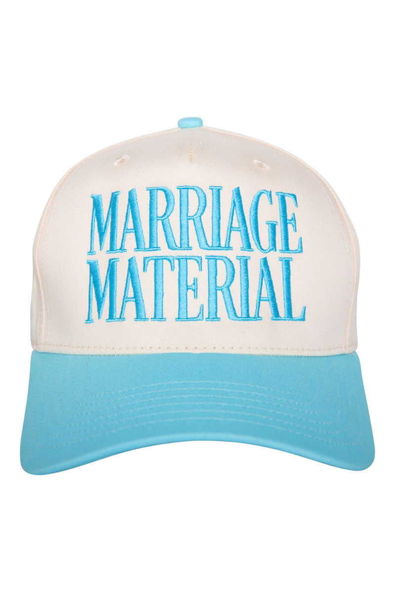 Marriage Material Wholesale Two-Toned Vintage Hat
