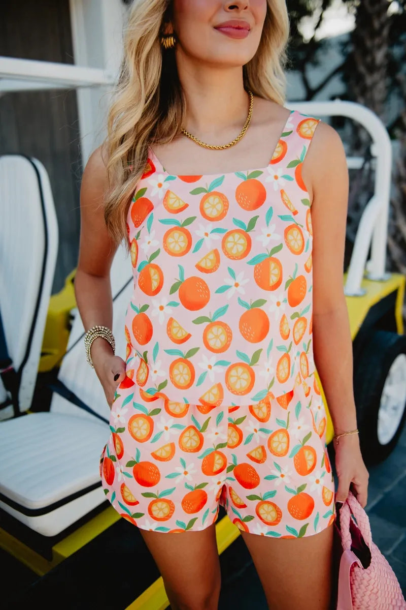 Sweet Oranges Wholesale Summer Two Piece Sets