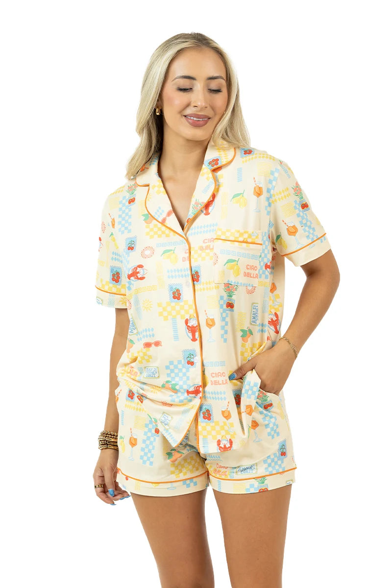 Italian Summer Wholesale Pajama Short Sets