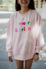 Merry & Bright Christmas Wholesale Crewneck Sweatshirt
