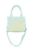 Mint Striped Wholesale Structured Mini Tote Purse