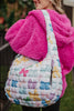 Multicolored Coquette Bows Wholesale Large Quilted Tote Bag