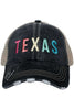 TEXAS Wholesale Women's Trucker Hats - Multicolored
