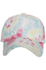 Multicolored Wholesale Tie Dye BASEBALL Cap Blank
