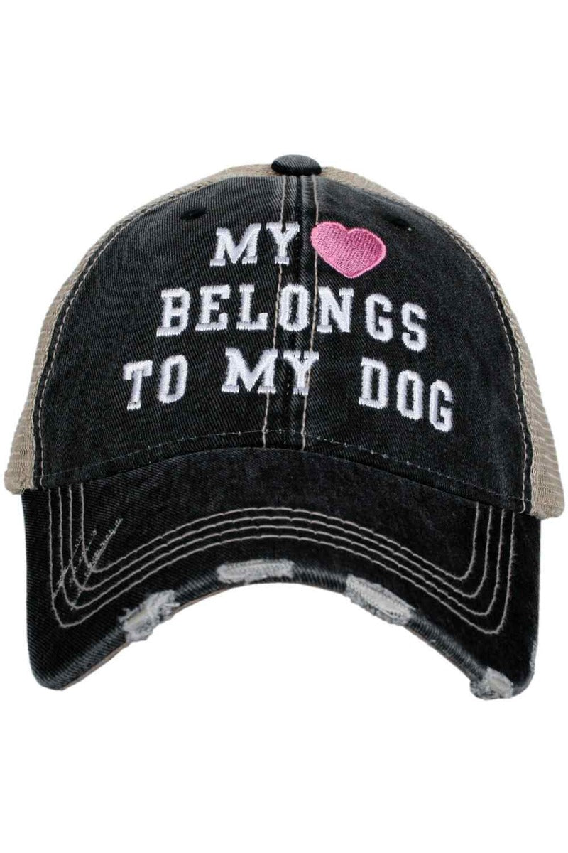 My Heart Belongs To My Dog Wholesale Trucker Hats