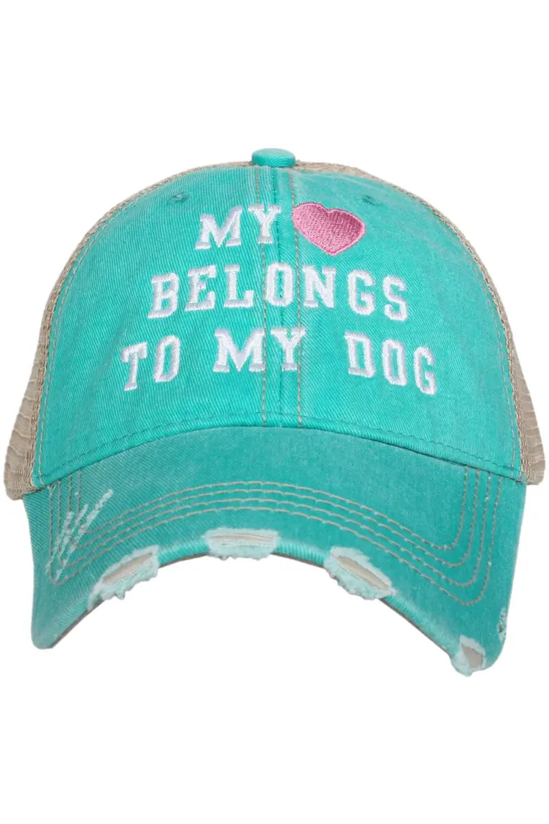 My Heart Belongs To My Dog Wholesale Trucker Hats