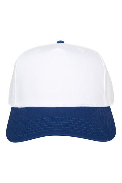 ✨NEW Vintage Distressed style Blue and White Trucker Hat Vintage Victoria Lumber Co Hat Cap Snap Back Blue Trucker  main image 3