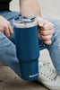 Men's Navy Wholesale Insulated Tumbler