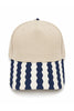 Navy Wave Wholesale Blank Two-Tone Hat