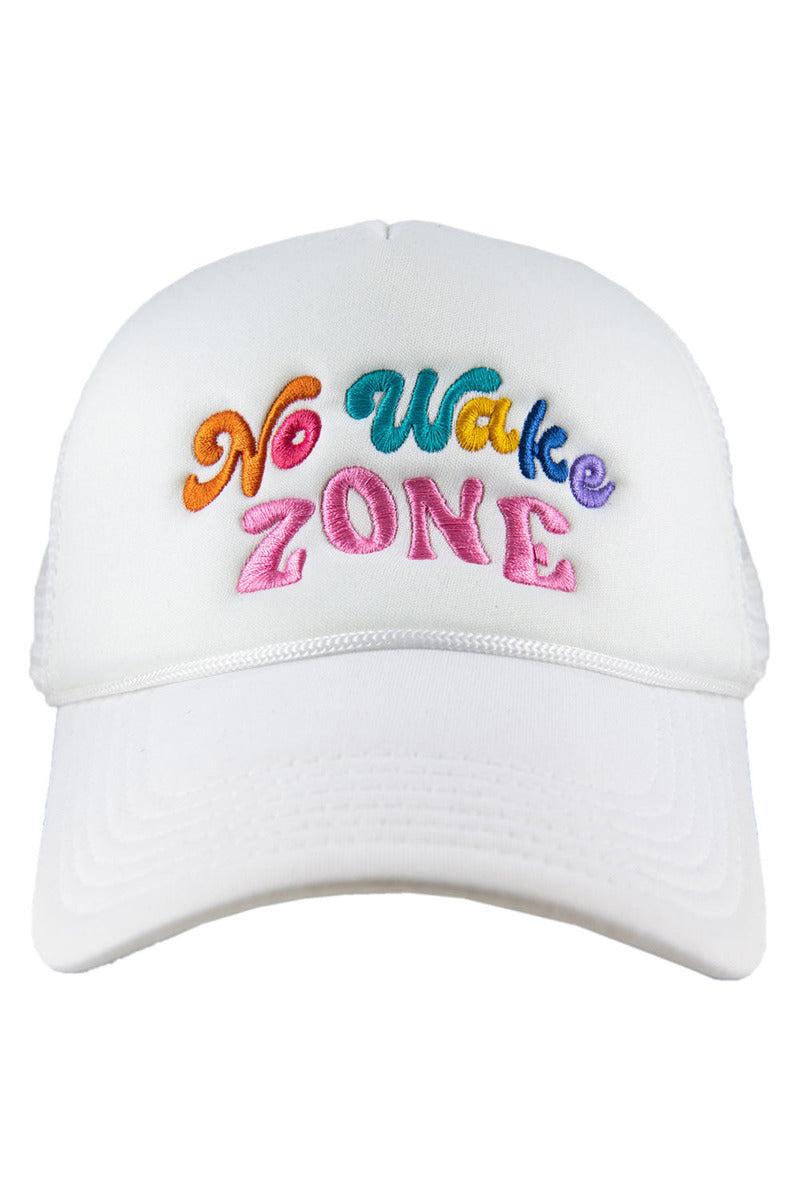 No Wake Zone Foam Wholesale Trucker Hat