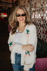 Cherry Long Sleeve Wholesale Sweater Cardigan