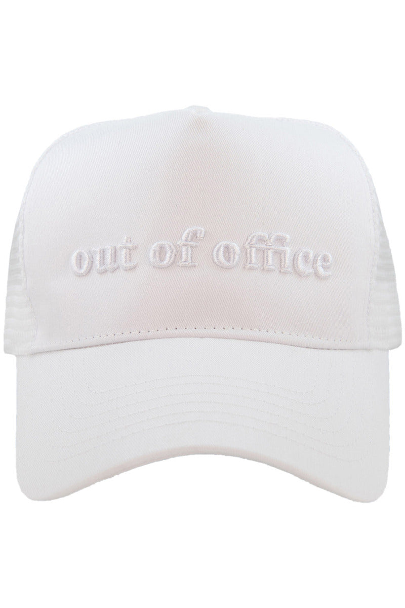 Out of Office Wholesale 3-D Embroidered Trucker Hat