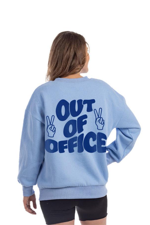 Out of Office Women's Wholesale Graphic Sweatshirt