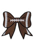 Football Girly Bow Wholesale Hat Patch (SET OF 3)