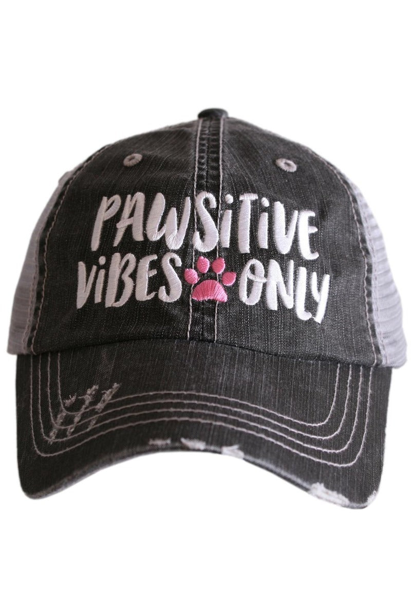 Pawsitive Vibes Only Wholesale Trucker Hats