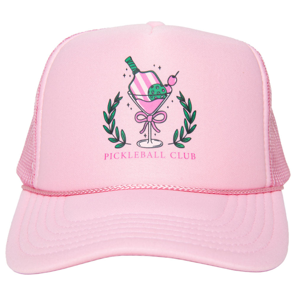 Pickleball Club Martini Wholesale Foam Trucker Hat