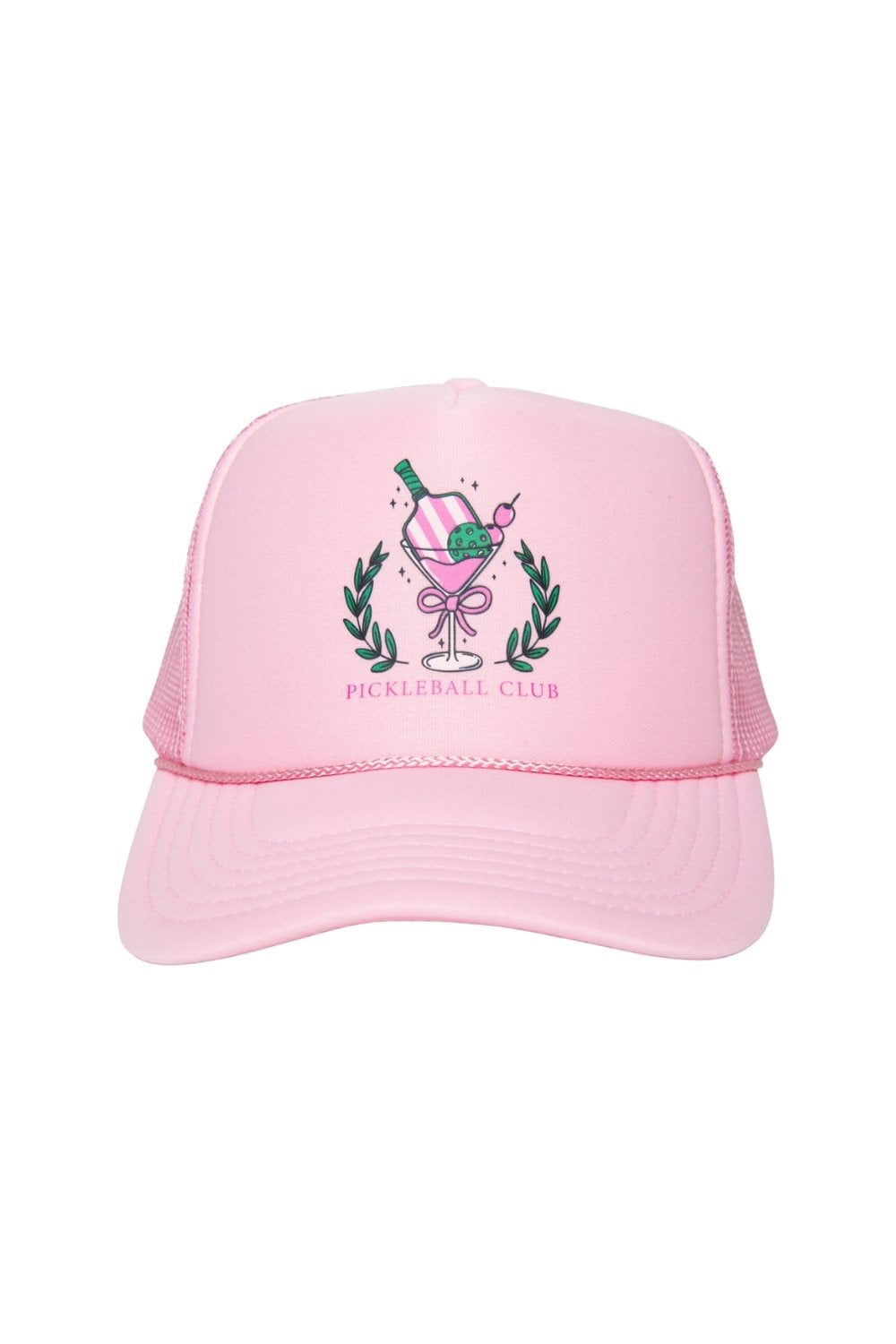 Pickleball Club Martini Wholesale Foam Trucker Hat