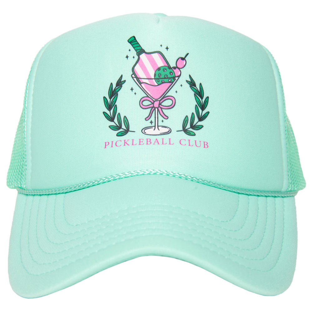Pickleball Club Martini Wholesale Foam Trucker Hat
