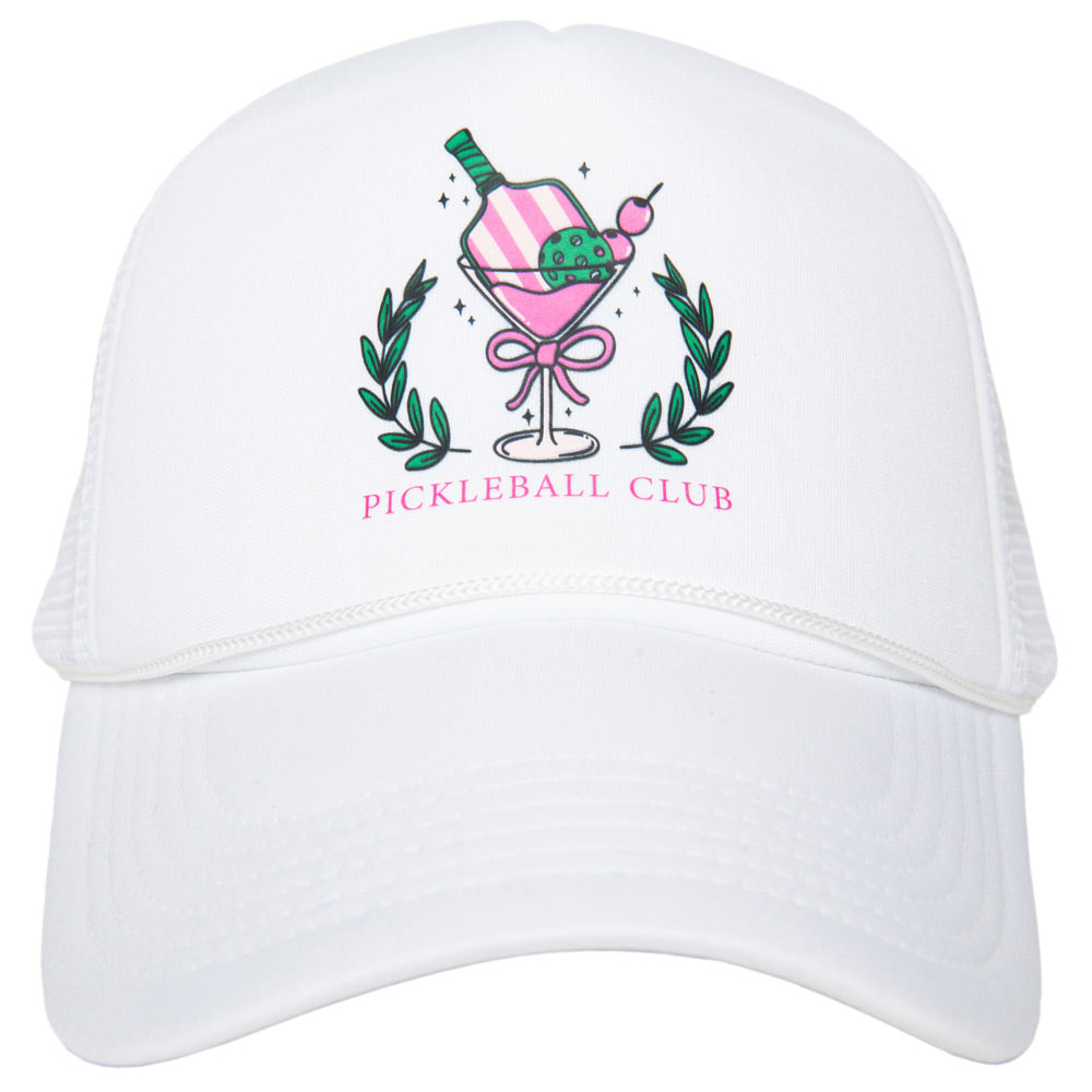 Pickleball Club Martini Wholesale Foam Trucker Hat