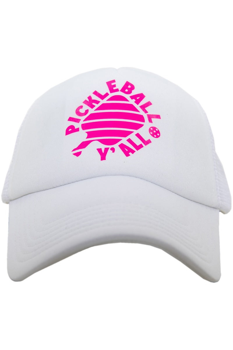 Pickleball Y'all DECAL Wholesale Foam Trucker Hat
