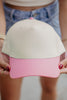Pink and Tan Wholesale Two-Toned Vintage Hat