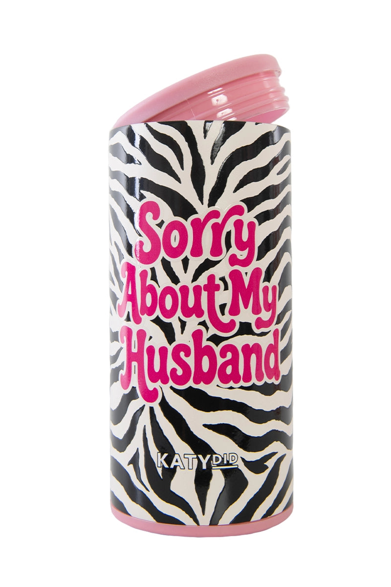 Sorry About My Husband Slim Can Koozie Wholesale