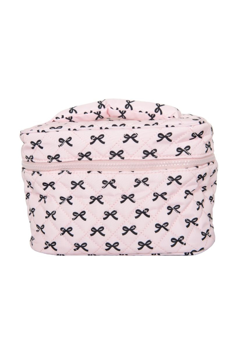 cute makeup travel bag Mini Black Bows Wholesale Makeup Bag Travel | Low Order Min. | Katydid