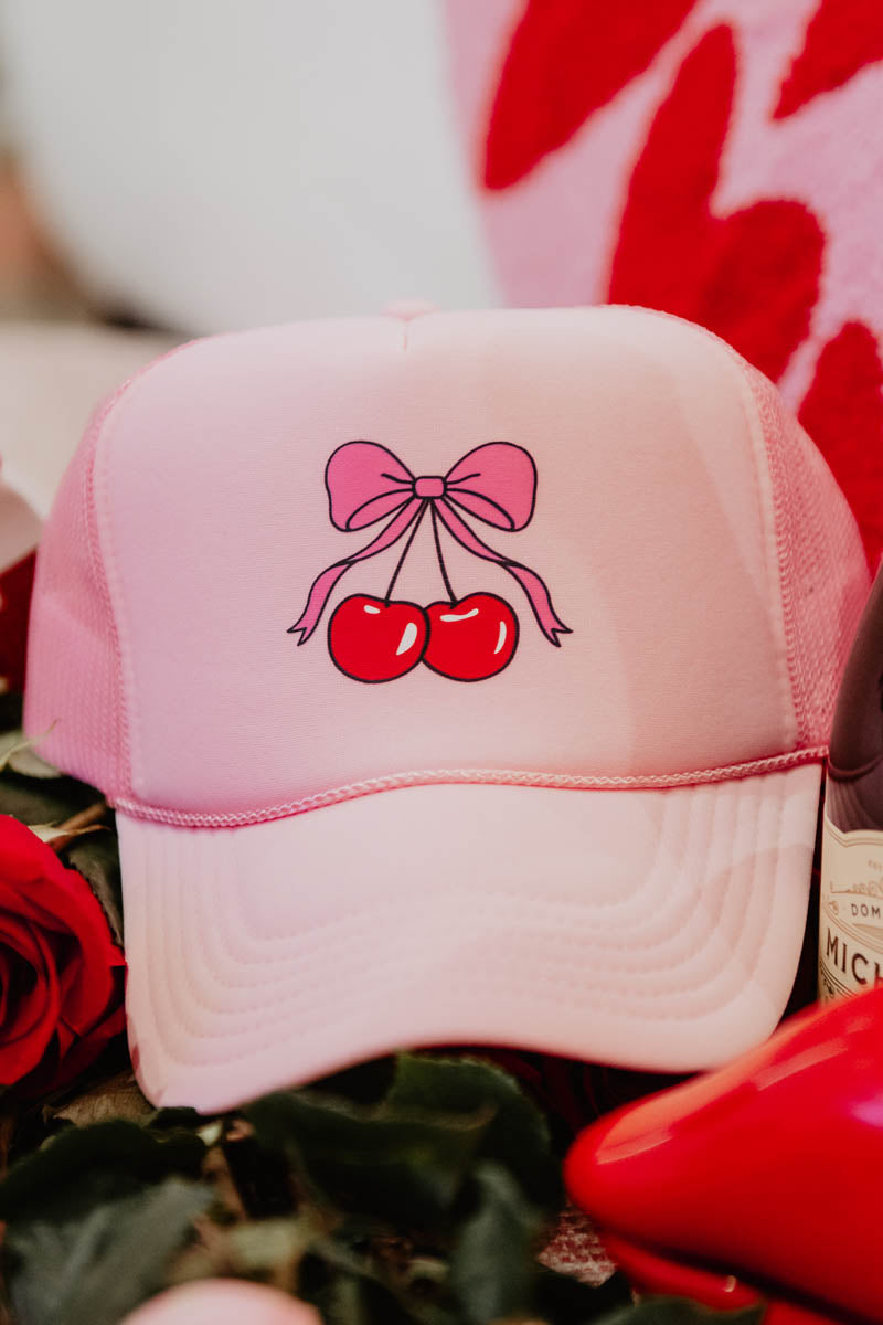 Cherry Bow Wholesale Foam Trucker Cap