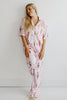 Nutcrackers Christmas Matching Light Pink Wholesale Lounge Pants Set