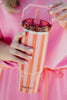 Pink and Orange Striped 30 Oz Wholesale Tumbler