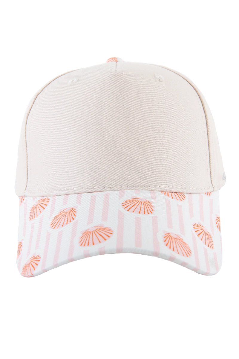 Pink Shells Blank Wholesale Two-Tone Hat