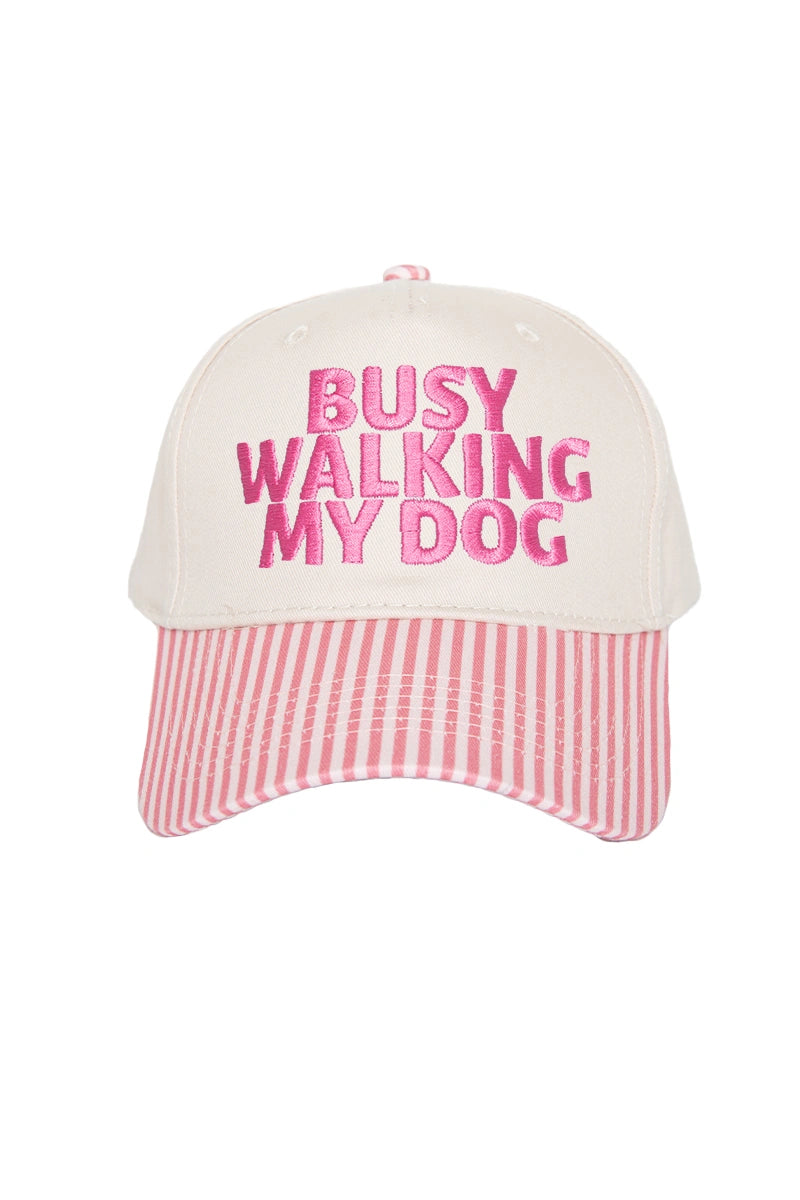 Busy Walking My Dog Wholesale Vintage Trucker Hats for Women