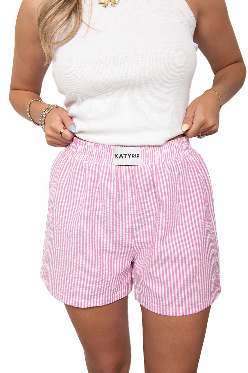 Pink Striped Wholesale Boxers Female