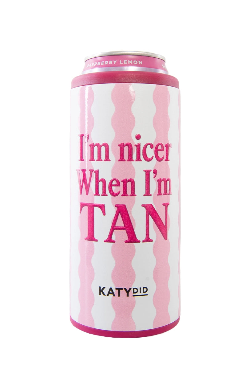 I'm Nicer When I'm Tan Slim Can Cooler Wholesale