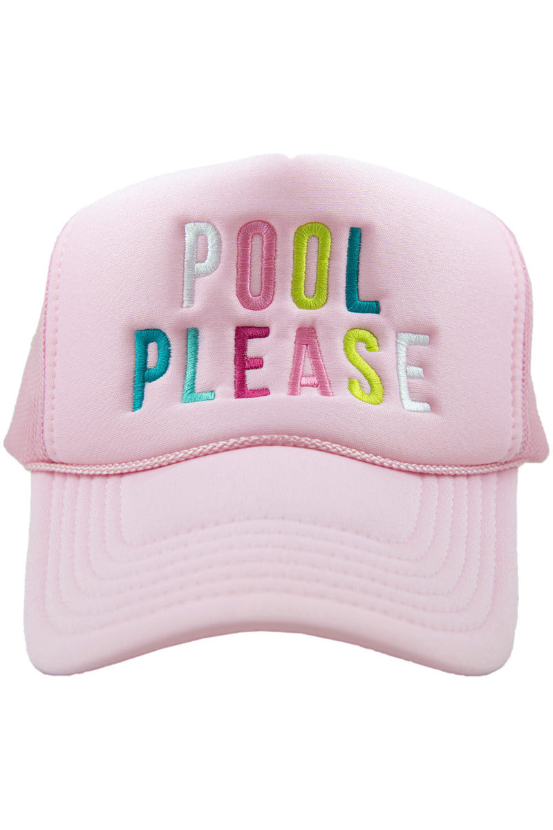 Pool Please Foam Wholesale Cute Trucker Hat