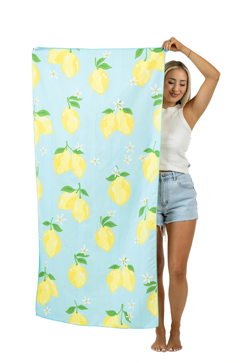 Lemons Wholesale Quick Dry Reversible Pool Towel