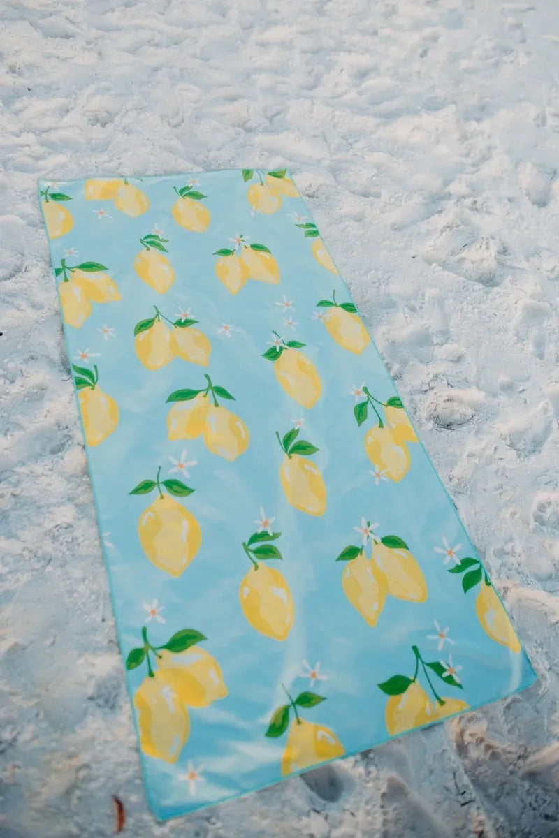 Lemons Wholesale Quick Dry Reversible Pool Towel