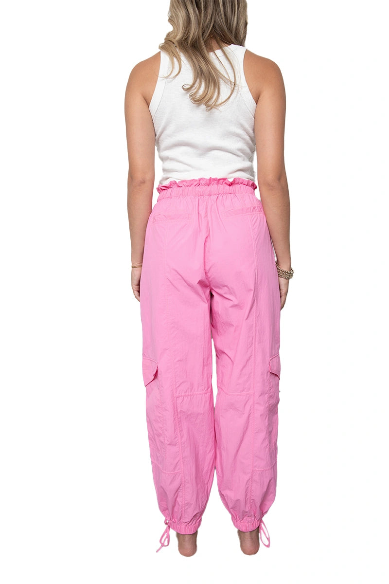 Hot Pink Wholesale Women's Lightweight Joggers