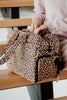 Brown Leopard Wholesale Weekend Travel Bag