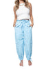 Light Blue Wholesale Lightweight Joggers Women