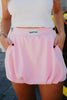 Pink Scuba Wholesale Mini Bubble Skirt
