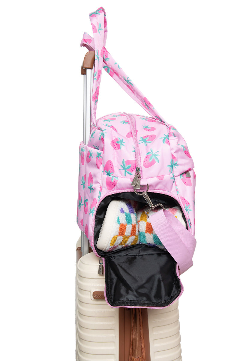 Subtle Strawberry Wholesale Travel Weekender for Women