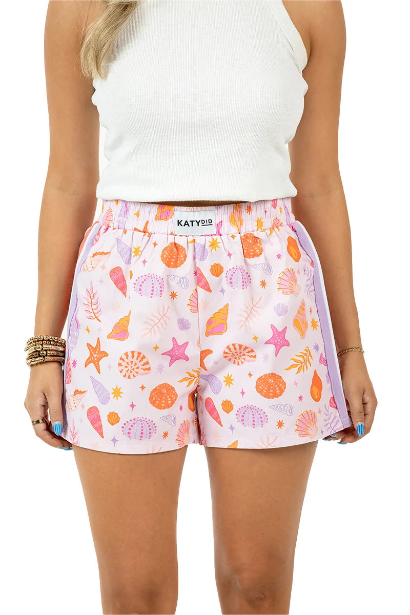 Beach Seashells Patterned Wholesale Boxers