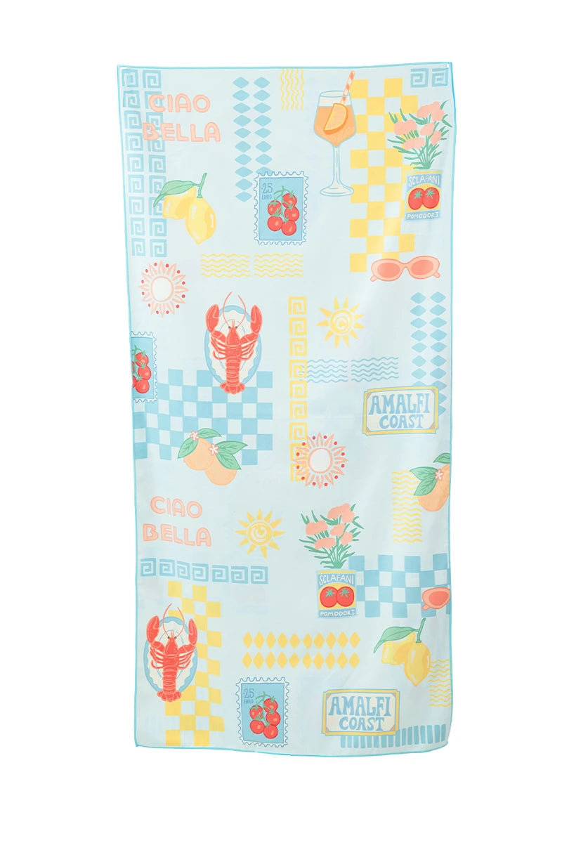 Italian Summer Wholesale Reversible Travel Size Towel