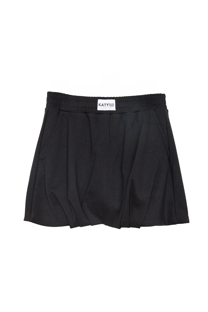 Black Wholesale Mini Bubble Skirt